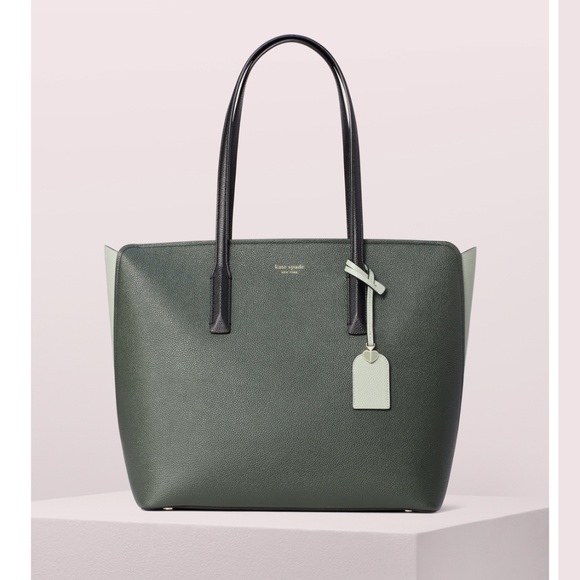 kate spade Handbags - Kate Spade margaux large tote, deep evergreen. new